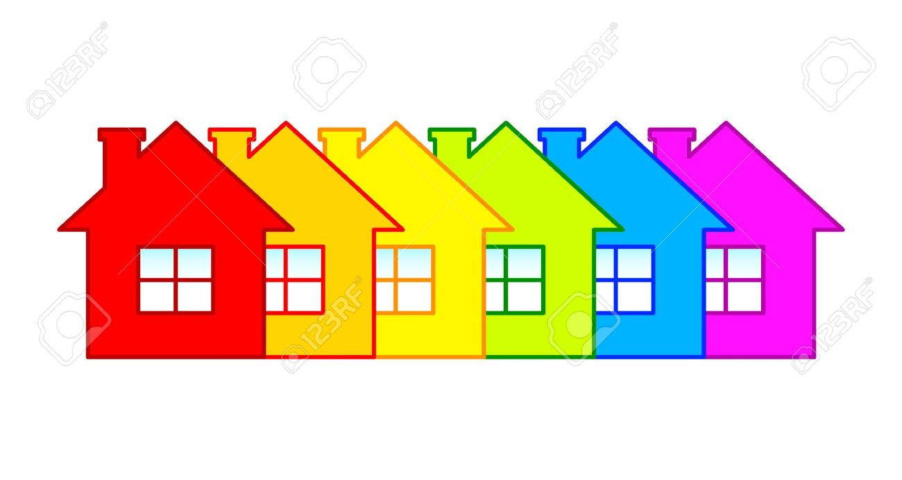 Colored houses clipart 20 free Cliparts | Download images on Clipground