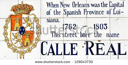 Vintage Royal Street Sign New Orleans Stock Photo 129043730.