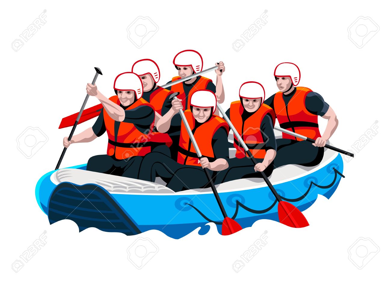 151 Rowing Teamwork Stock Vector Illustration And Royalty Free.