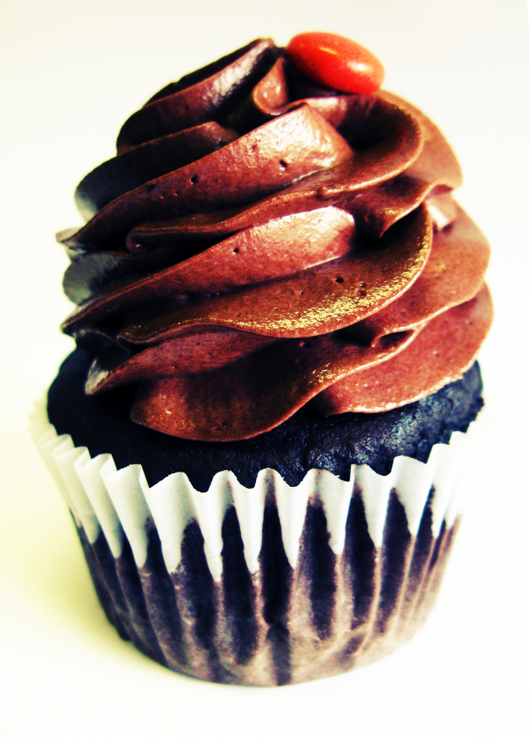 Free Chocolate Cupcake Photo.