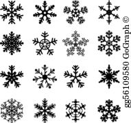 Snowflakes Clip Art.