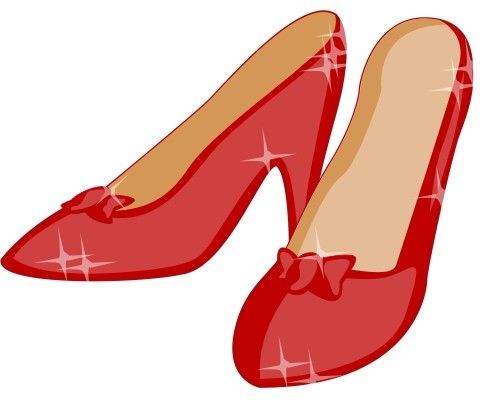 Ruby Slippers Clip Art.