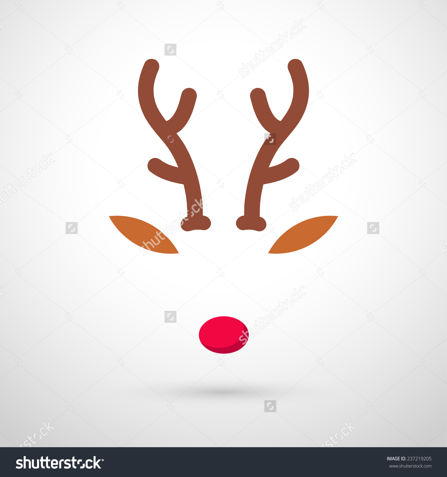 rudolph nose clipart - Clipground