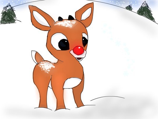 Rudolph the red nosed reindeer clipart 9 » Clipart Station.