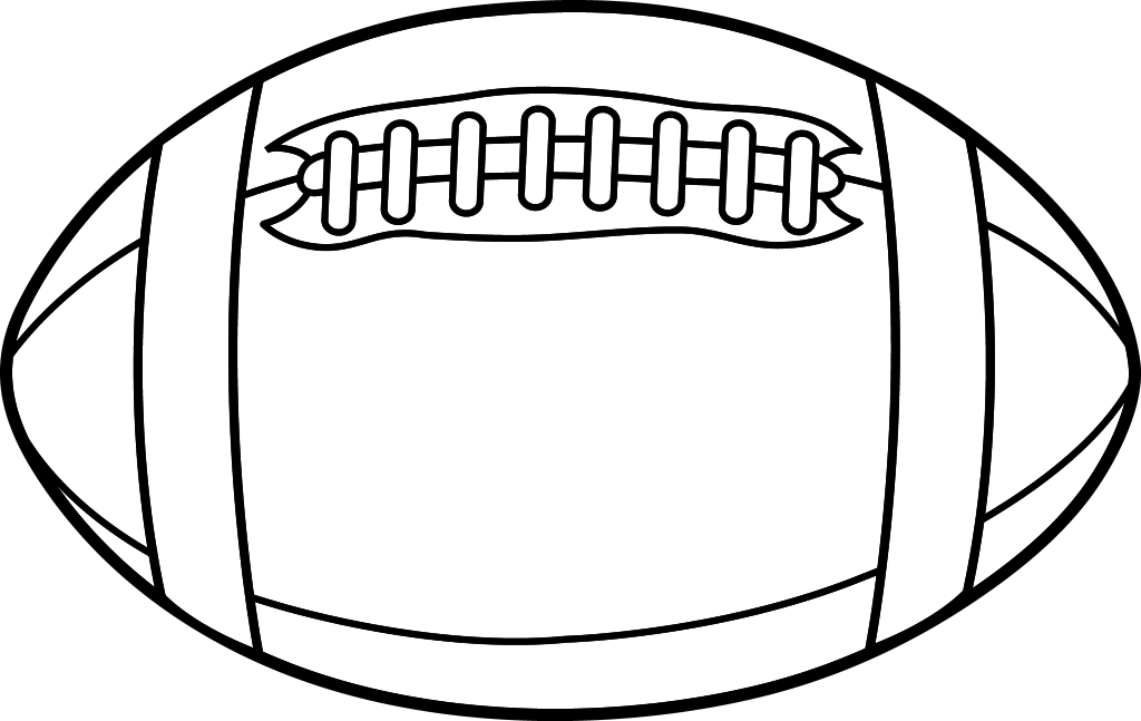 Rugby Ball Clipart Black And White.