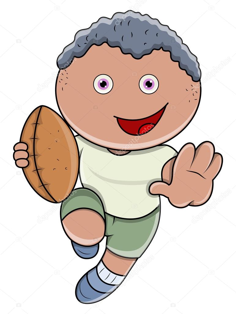 rugby player cartoon clipart - Clipground