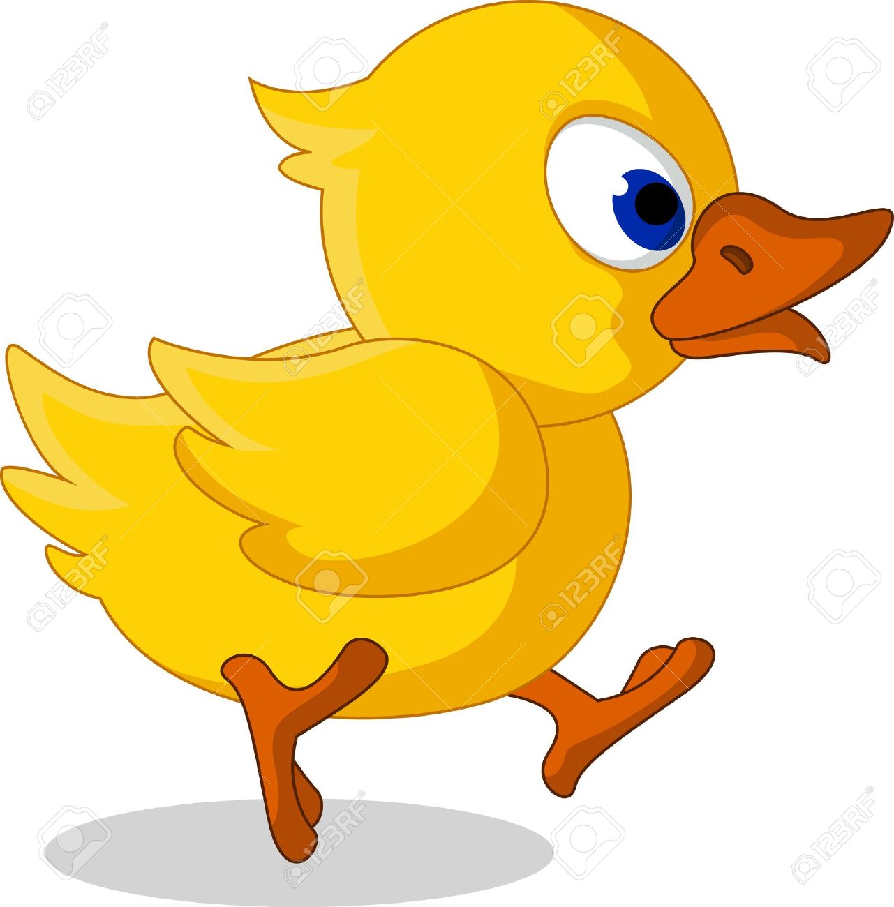 Showing post & media for Cartoon duck running.