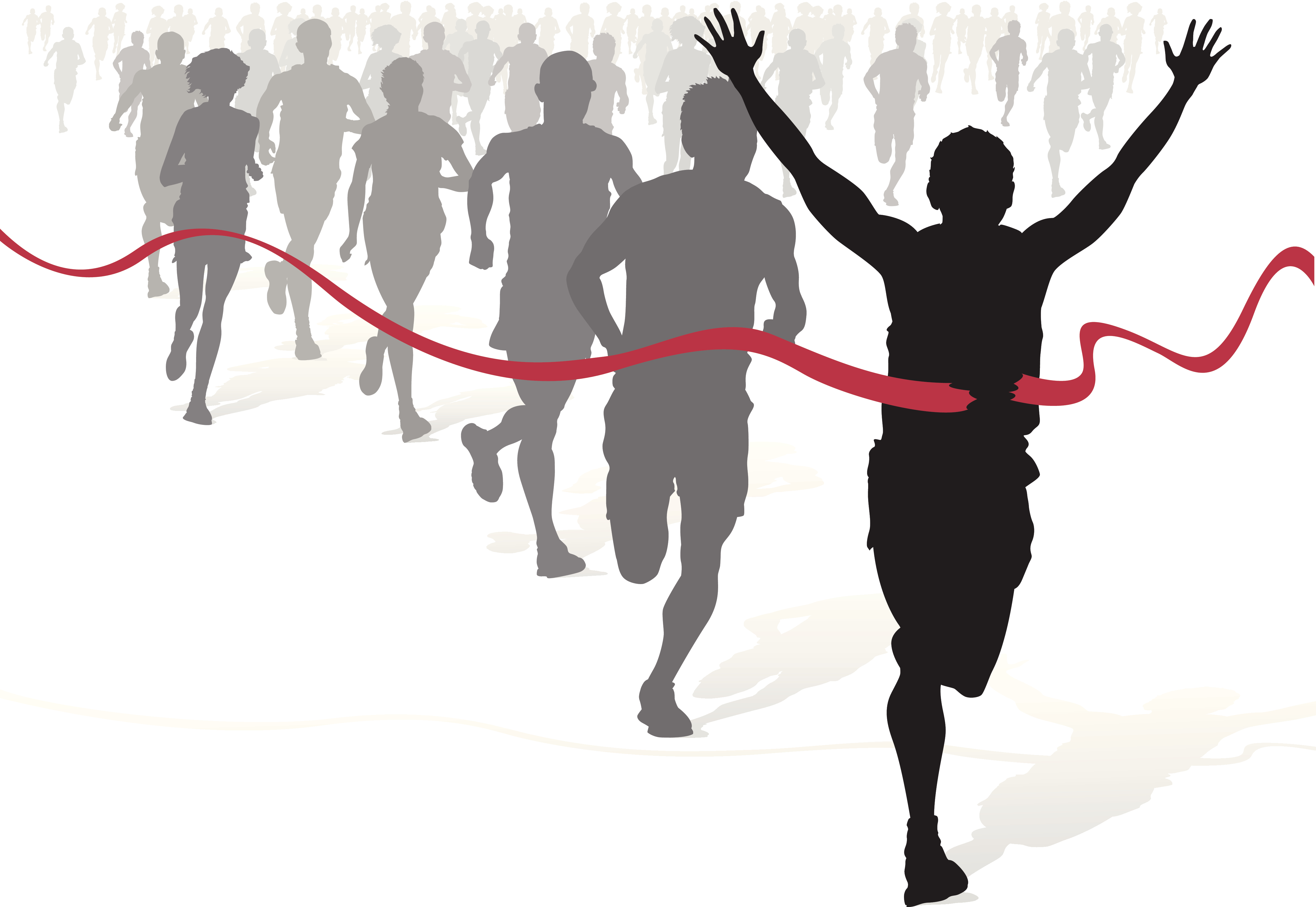 Marathon Running Clipart.