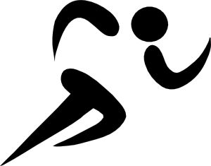 running logo.