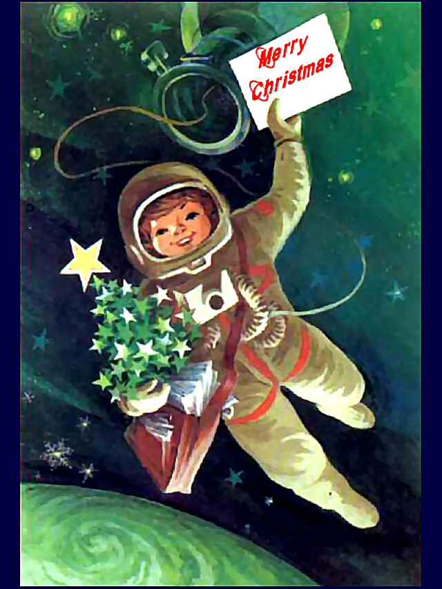 Retro Russian Classic ★ Space Greeting Card from the 1960s to.