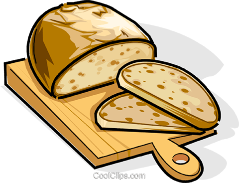 Russian cuisine Russian bread Royalty Free Vector Clip Art.