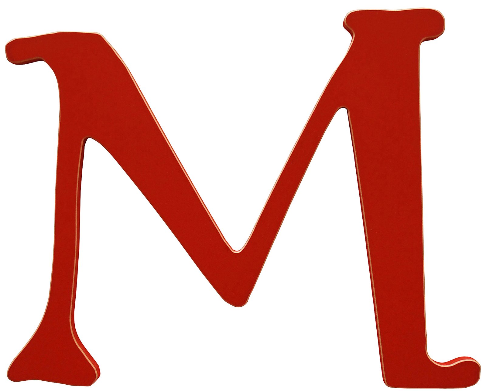 New Arrivals The Letter M Rusty Red Free Shipping #Pij5Ef.