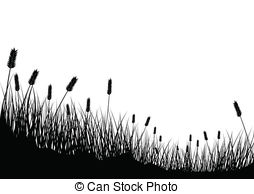 Wheat Field Clipart Black And White.