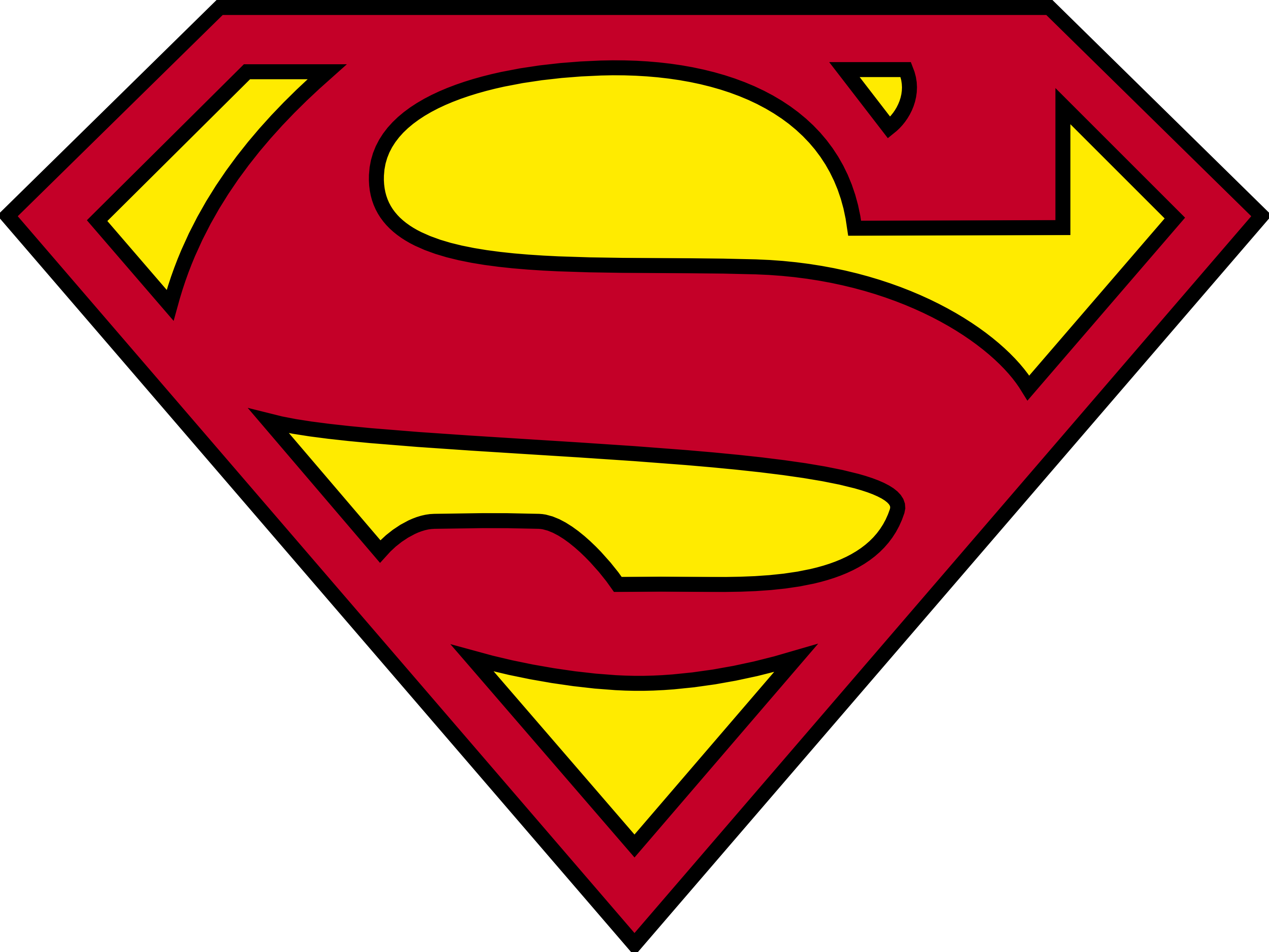 Superman Logo PNG File.