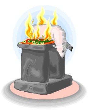 Altar Sacrifice Clipart.