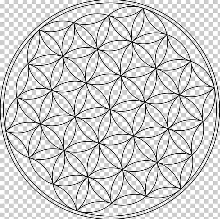 Overlapping Circles Grid Symbol Sacred Geometry PNG, Clipart.