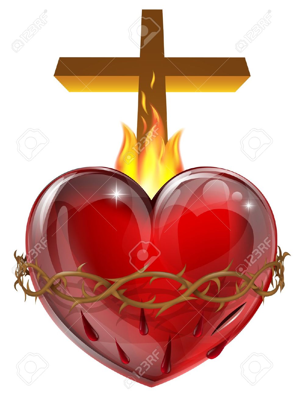 920 Sacred Heart Stock Vector Illustration And Royalty Free Sacred.