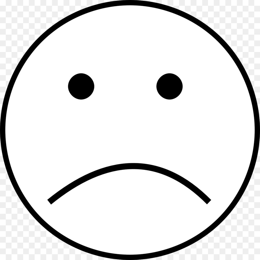 Sad Face Clipart Black And White (89+ images in Collection.