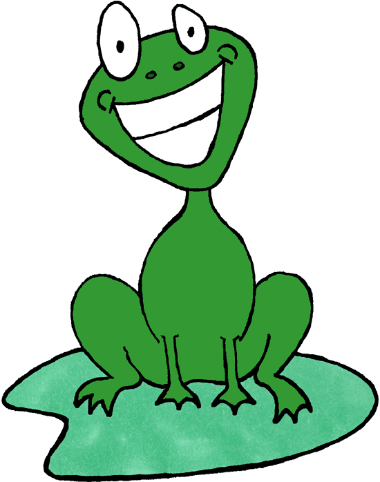 Cartoon Frog Clipart.