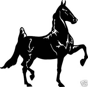 Details about American Saddlebred Horse Trailer Truck Sign Decal 8\