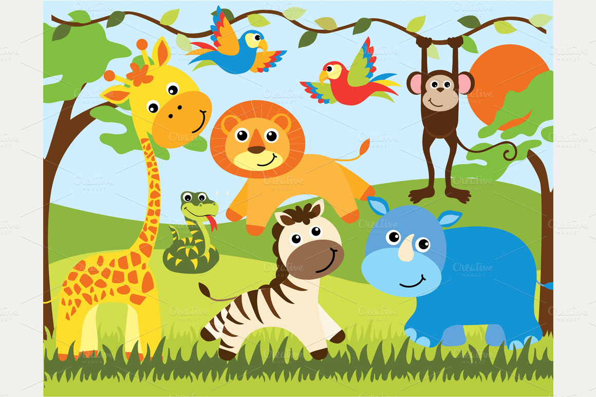 Safari Park Clip Art