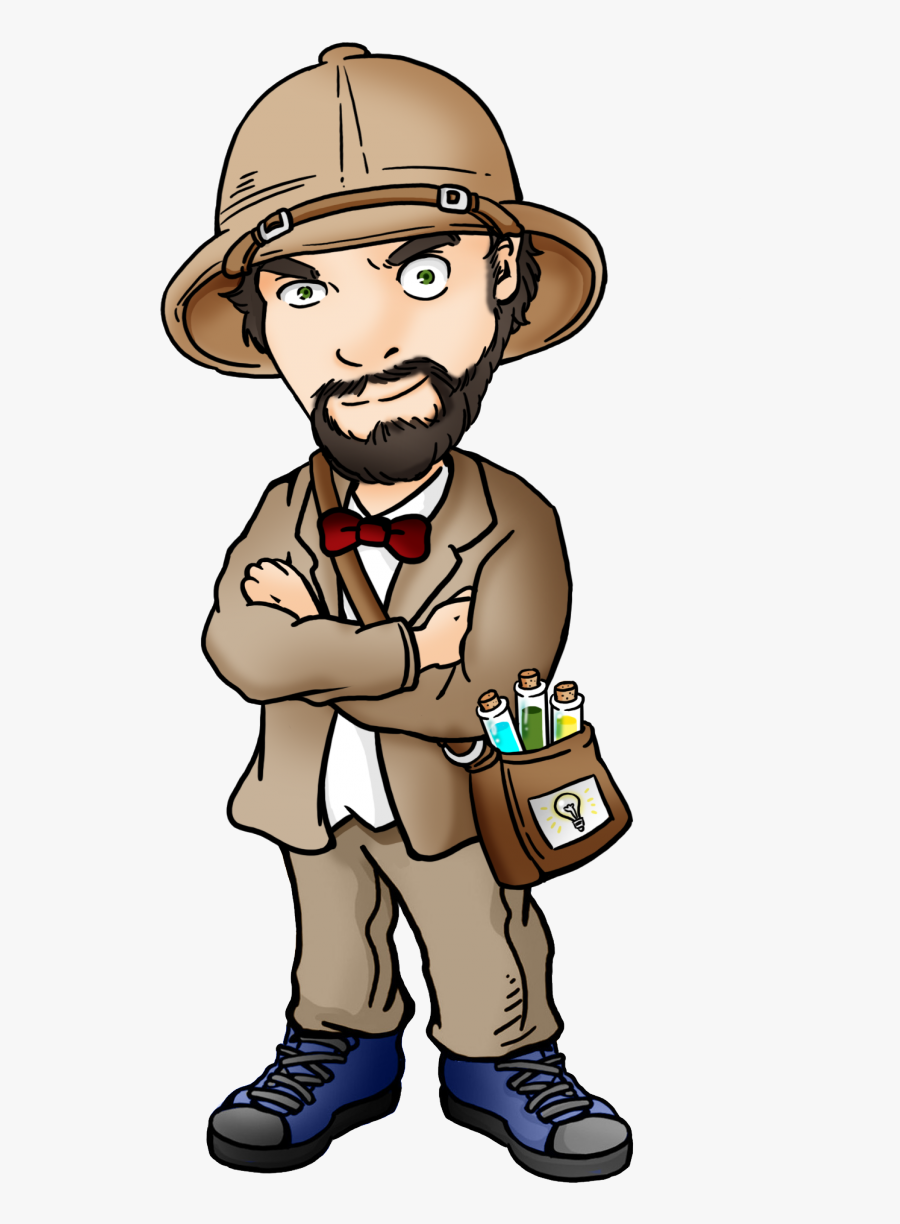 safari man cartoon