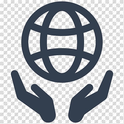 Hands with globe logo, Computer Icons Natural environment.