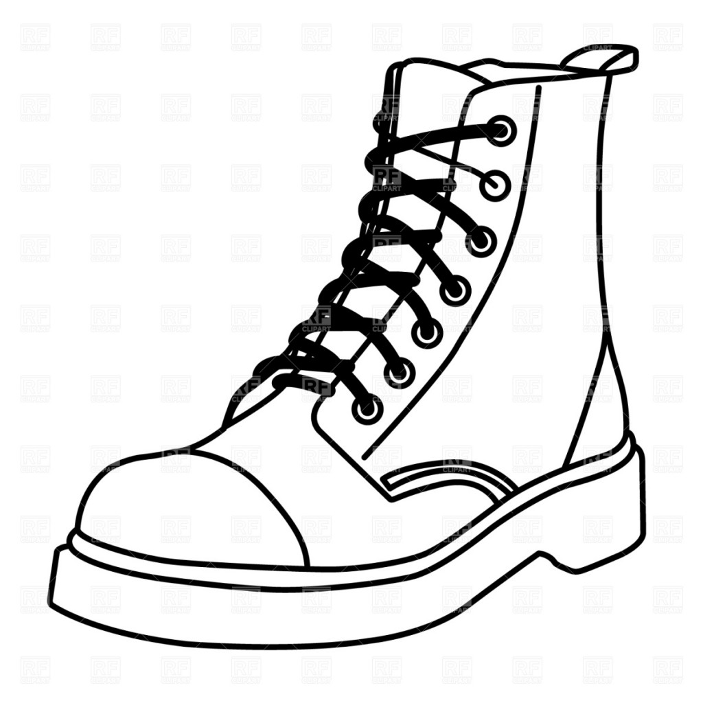 Clipart work boots.