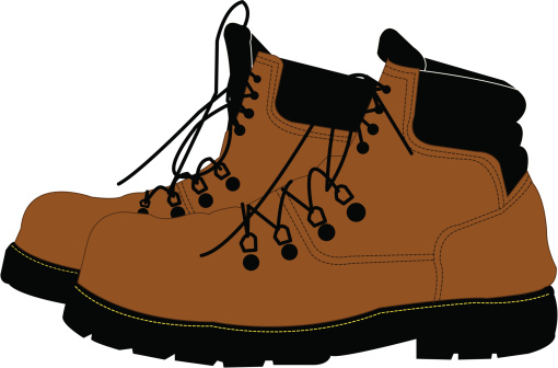 Clipart work boots.