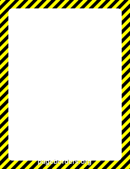 Caution Tape Border Clipart.