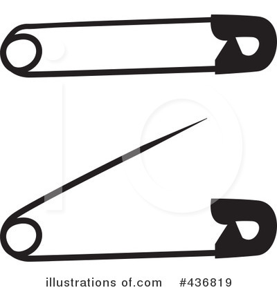 Safety Pin Clipart.