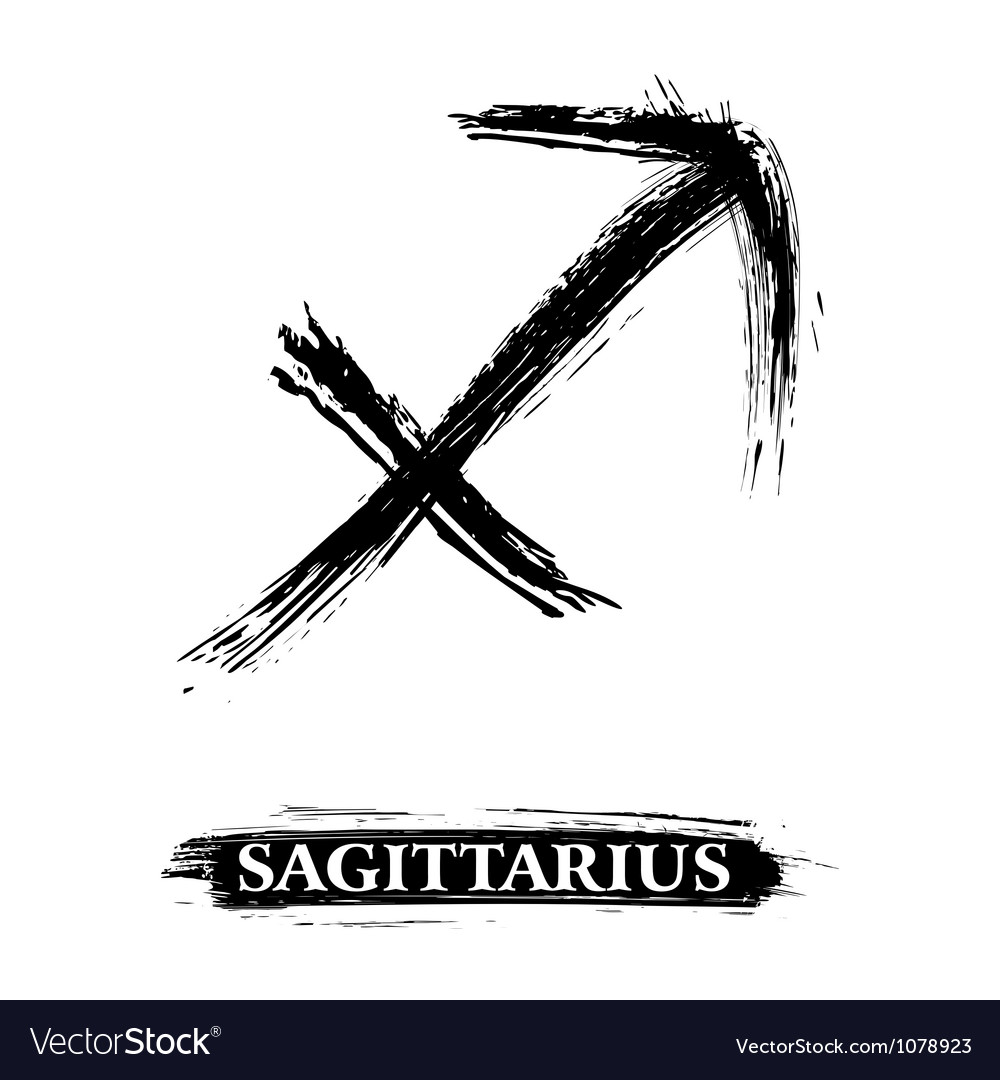 Sagittarius symbol.