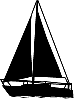 950 Sailboat free clipart.