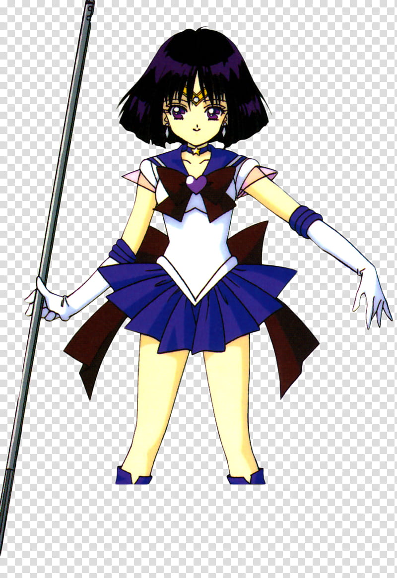 Sailor Saturn Render transparent background PNG clipart.