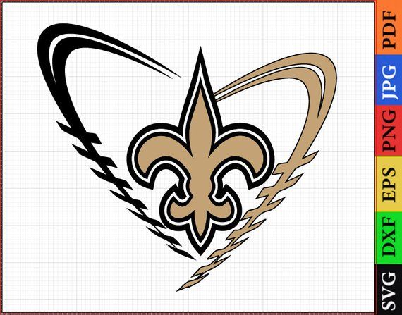 SVG files, New Orleans Saints, NFL for printing, New Orleans.