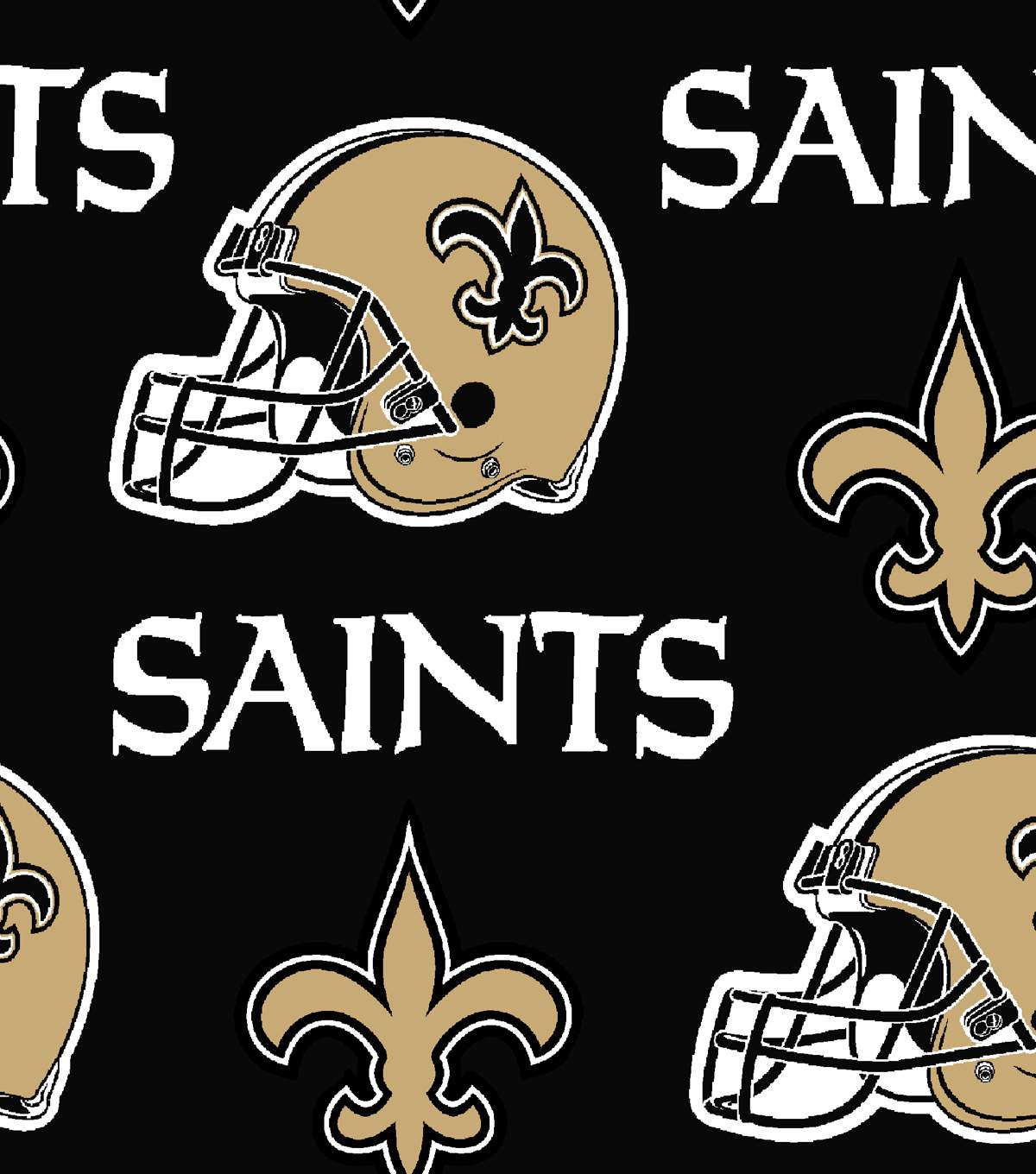 New Orleans Saints Cotton Fabric.