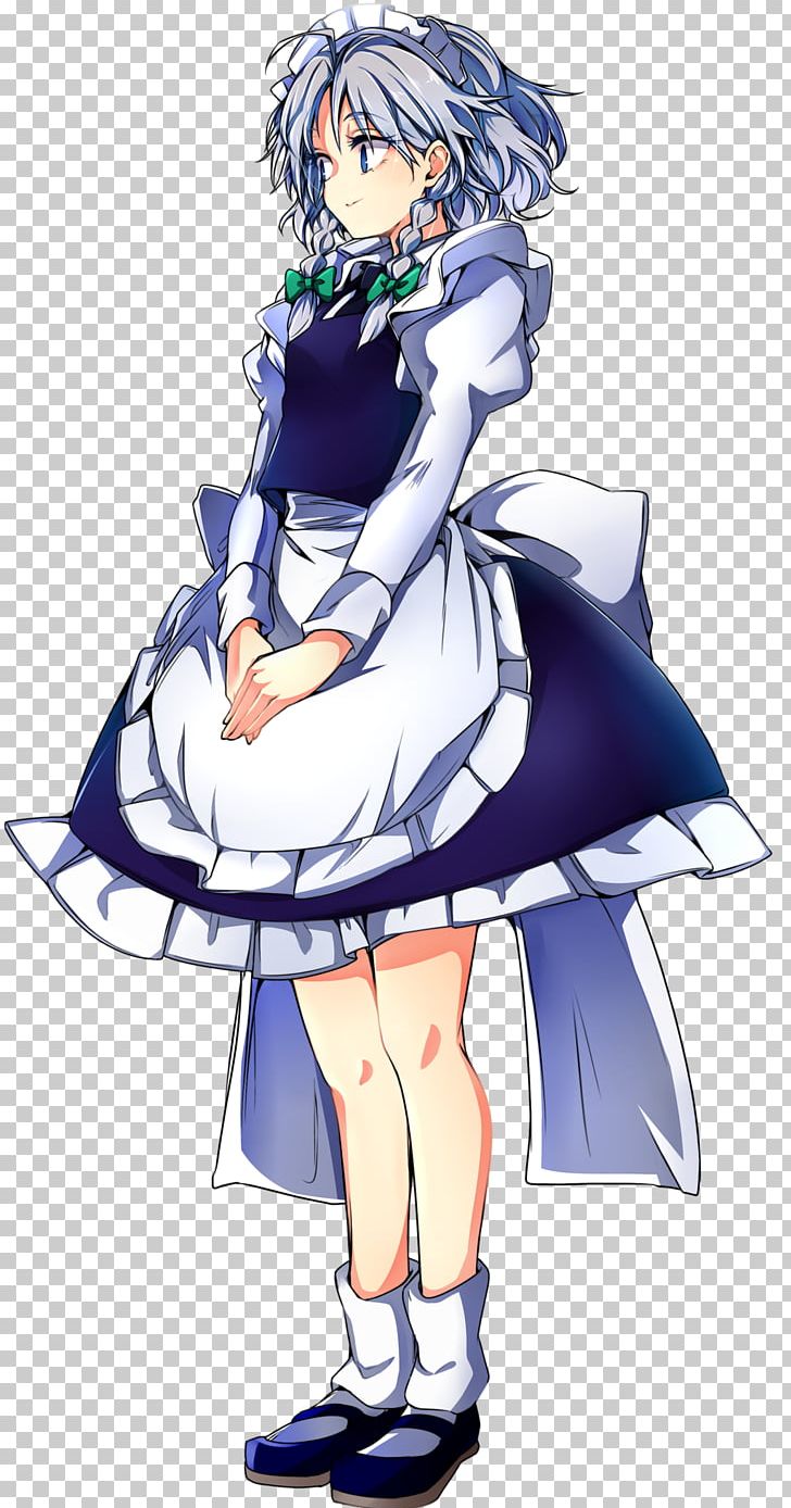 Sakuya Izayoi Maid Lotus Land Story Pixiv Desktop PNG.