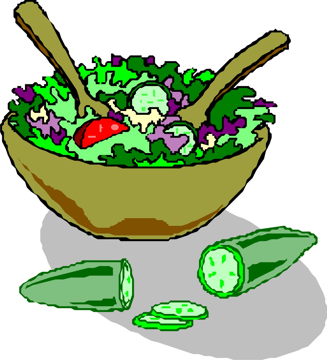 Salad clip art free clipart images 3.