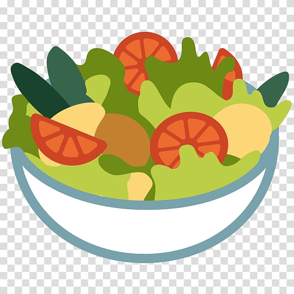 Fruit salad Emoji Food Lettuce, salad transparent background.
