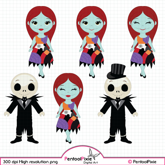 Free Free 308 Baby Jack And Sally Svg SVG PNG EPS DXF File