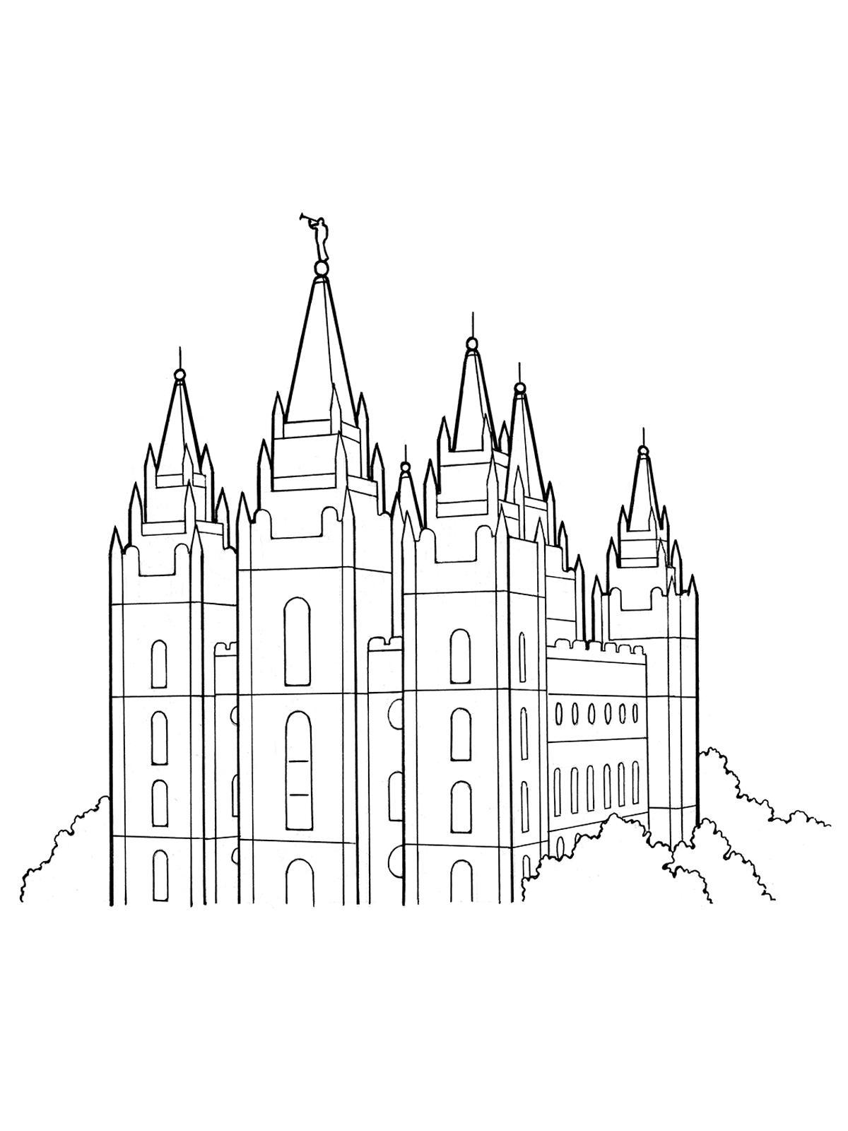 Salt Lake Temple Clipart Free Download Clip Art.