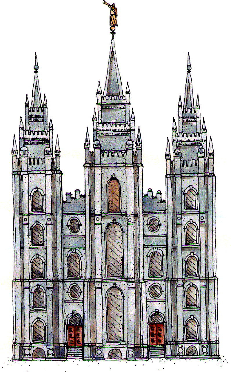 Salt Lake Temple Clip Art N4 free image.