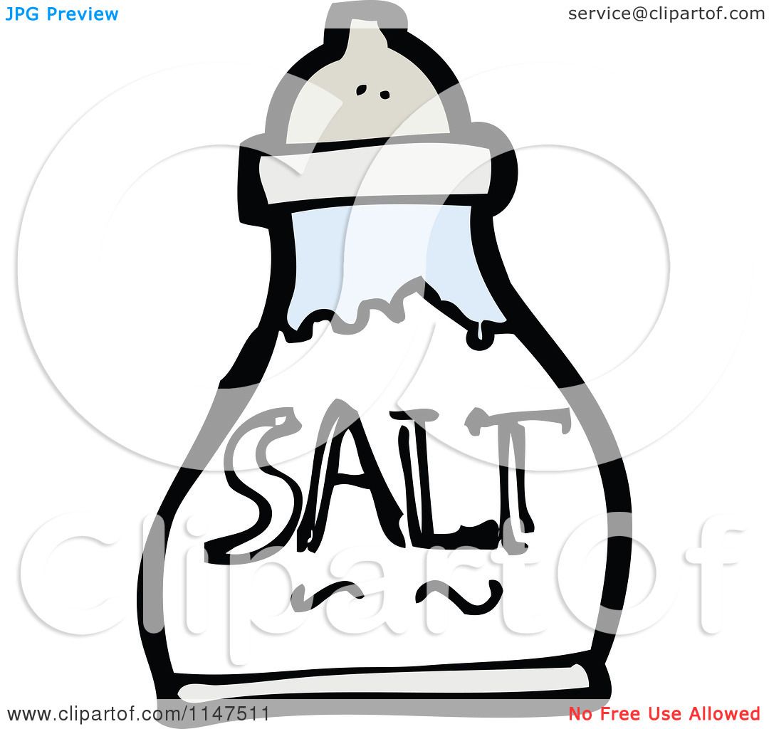 Cartoon of a Salt Shaker.