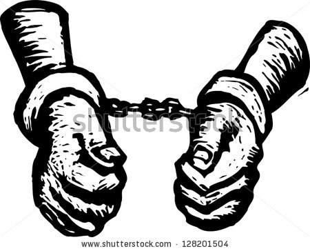 Slavery chains clipart.