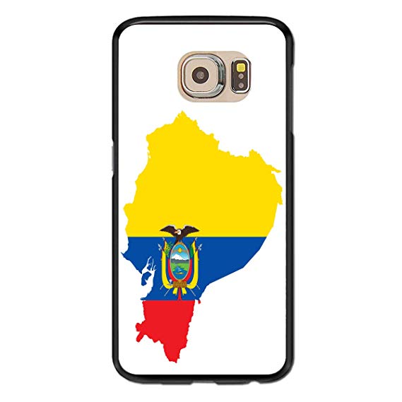 Amazon.com: Samsung Galaxy S6 Case Clipart Ecuador Flag Map.