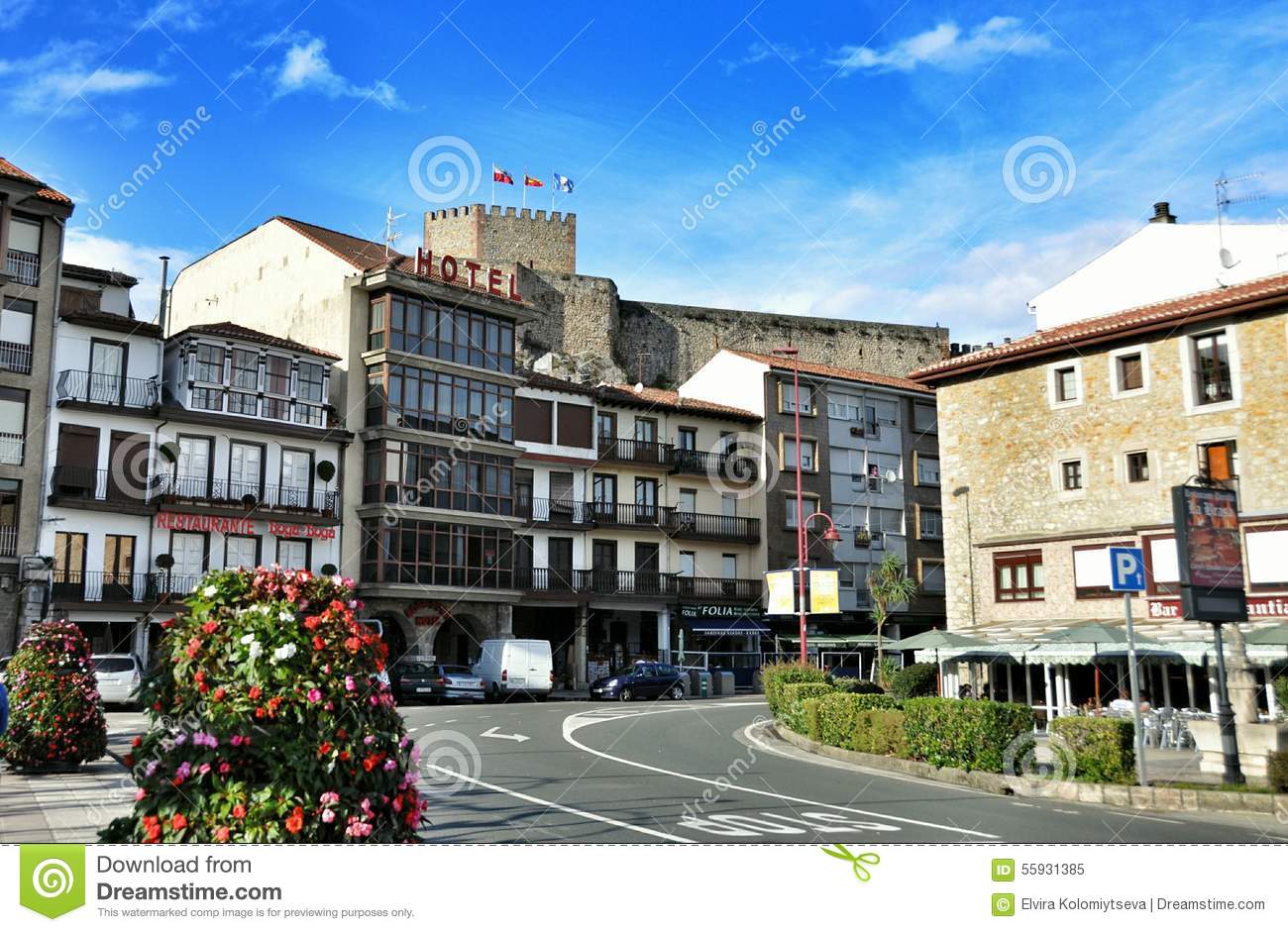 Streets Of San Vicente De La Barquera Editorial Image. Streets Of San Vicente De La Barquera Editorial Image.