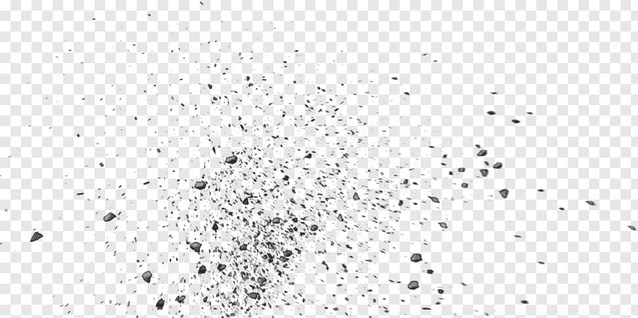 Sand splash, Line Point Angle White, explosion free png.