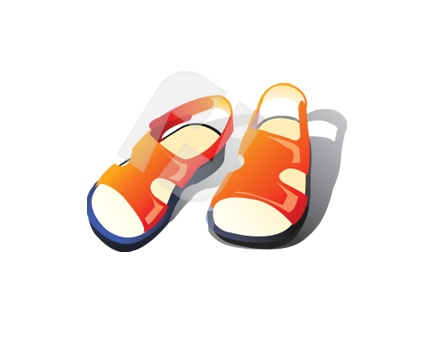 Sandals Clipart.