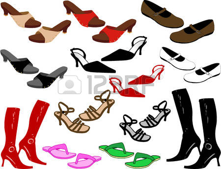 668 Outline Sandals Stock Vector Illustration And Royalty Free.