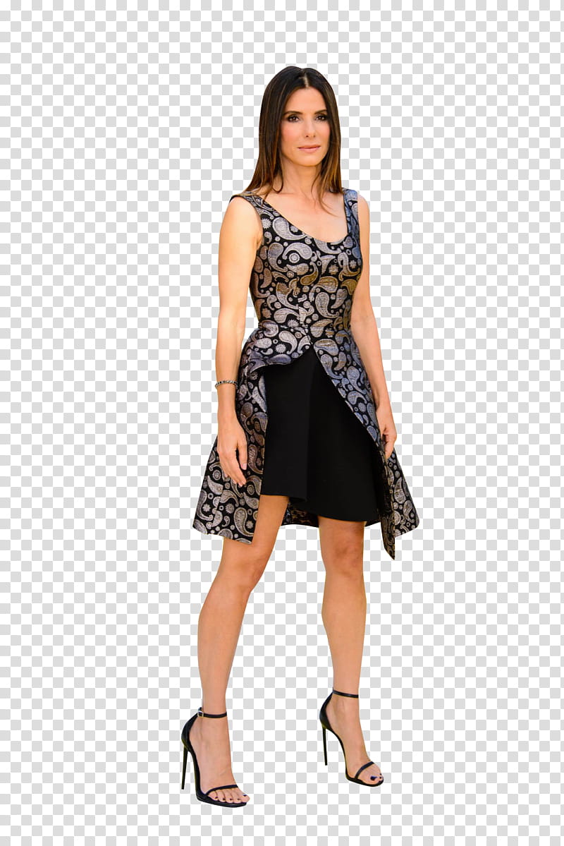 Sandra Bullock transparent background PNG clipart.